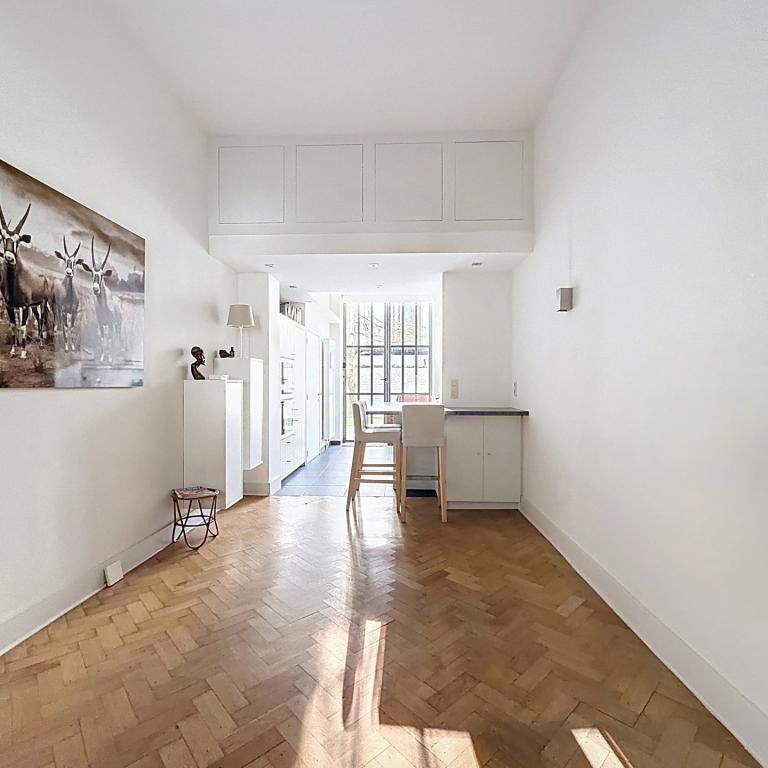 Chatelain : Beau rez-de-chaussée avec jardin !