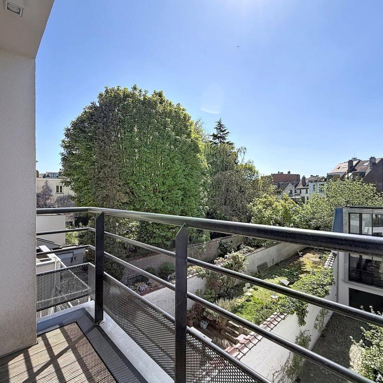 Étangs d'Ixelles : Magnifique duplex moderne 2 chambres + 