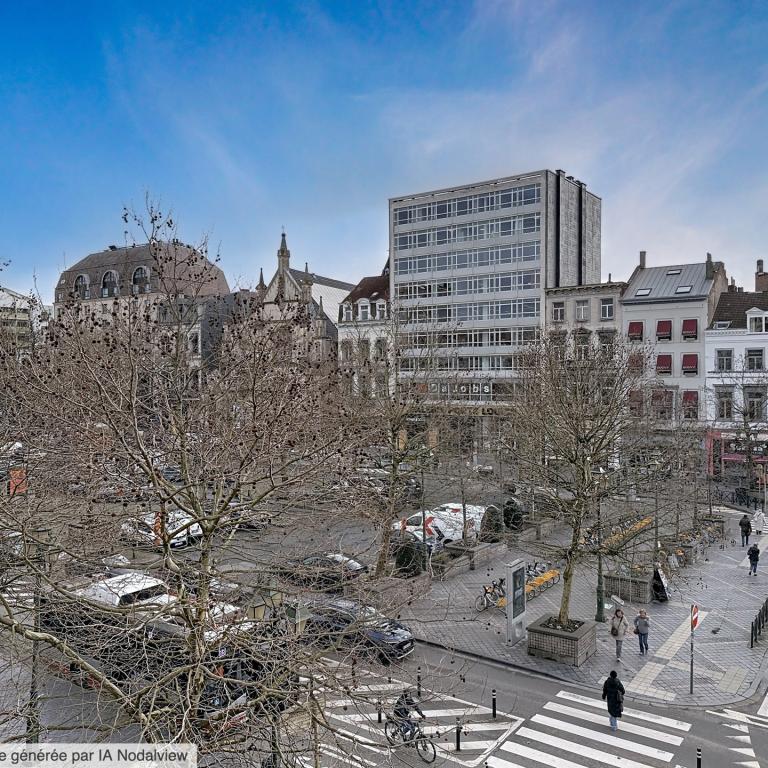 Boulevard Waterloo : Bel appartement meublé de 2 chambres