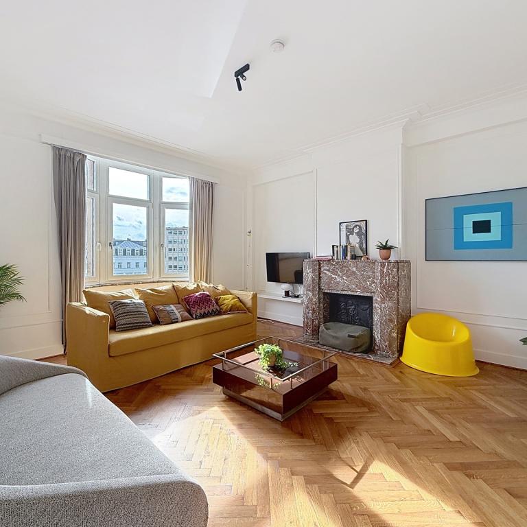 Boulevard Waterloo : Bel appartement meublé de 2 chambres