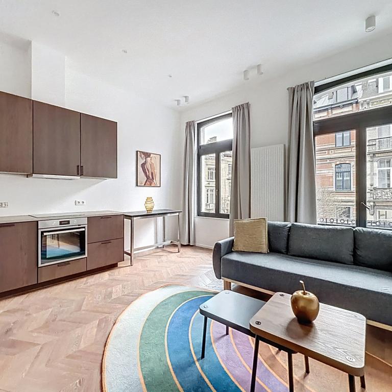 Ambiorix : Superbe appartement meublé d'1 chambre