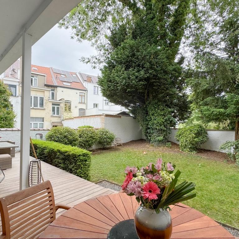 Brugmann - Chatelain, appartement 3 ch - jardin + terrasse