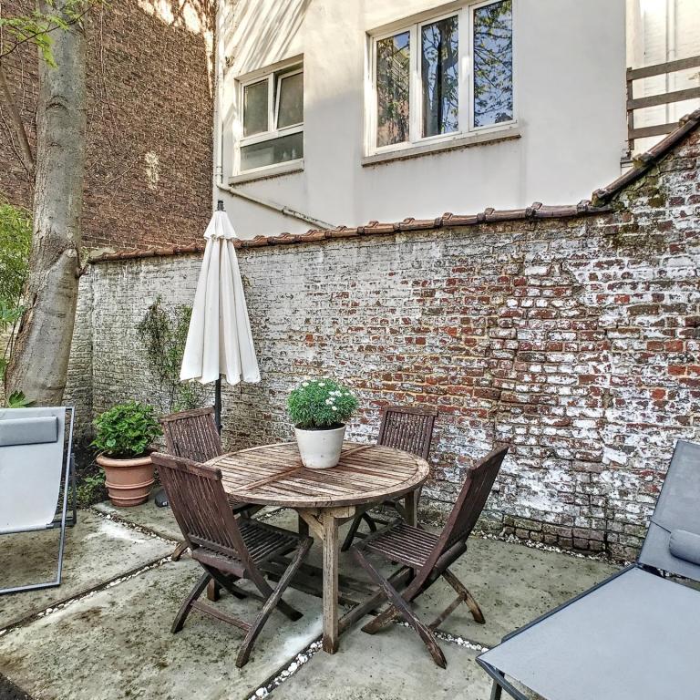 Etangs d'Ixelles : Bel appartement duplex 2 ch et jardin