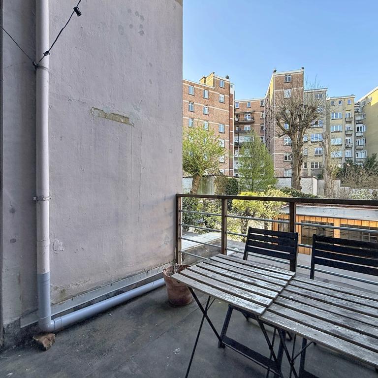 Place Brugmann : Bel appartement 2 chambres + bureau