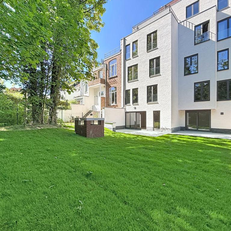 Wolvendael / Azande : RDC avec jardin neuf 3 chambres PEB A-