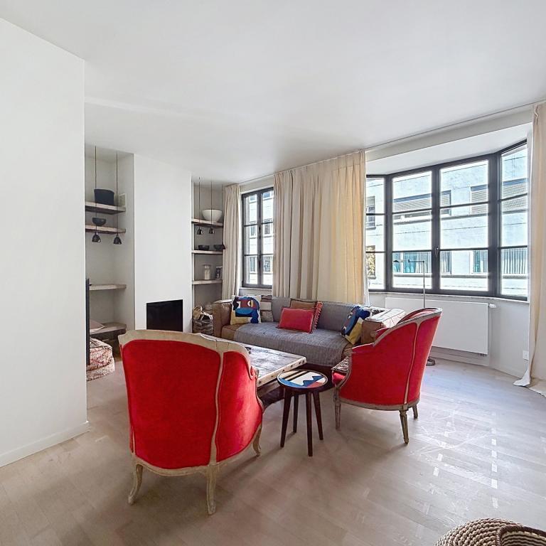 Churchill/Montjoie : Bel appartement meublé avec cour