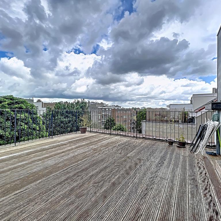 Châtelain/Flagey : Duplex Penthouse 2 ch + terrasse