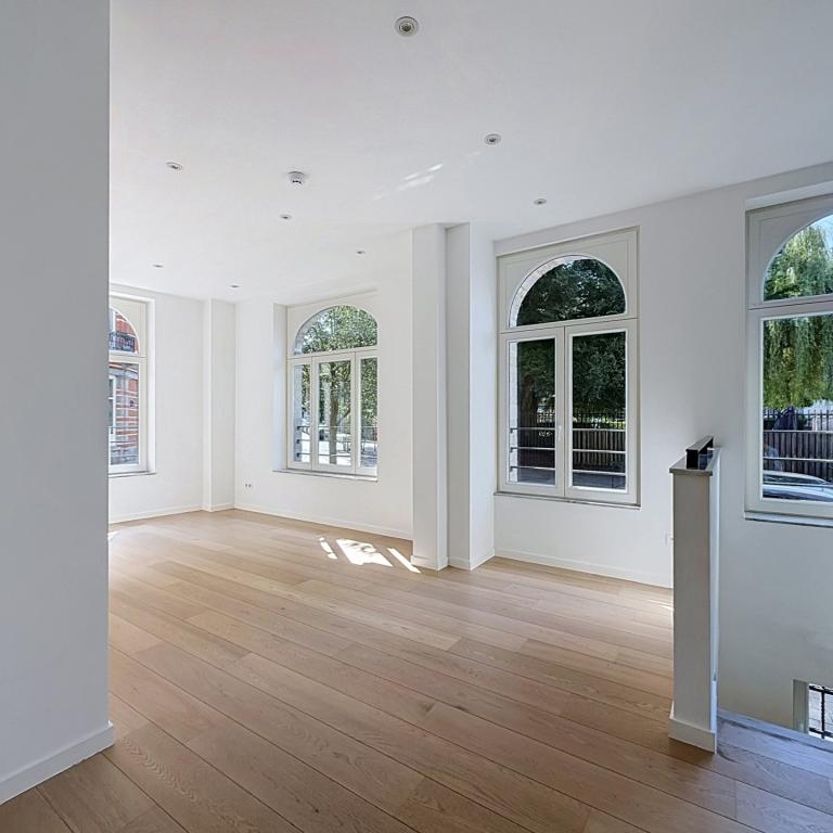 Pl. Brugmann/Lepoutre : Superbe appartement rez-de-chaussée 