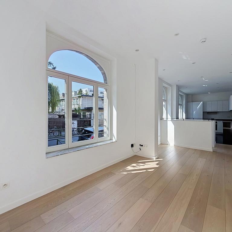 Pl. Brugmann/Lepoutre : Superbe appartement rez-de-chaussée 