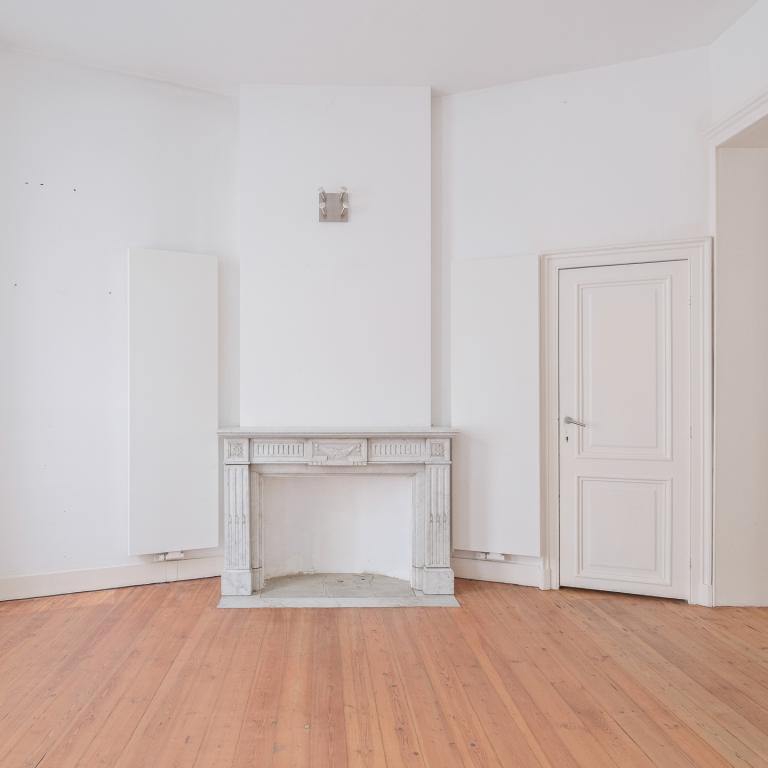 Sq. Marie-Louise: beau duplex + jardin, profession libérale