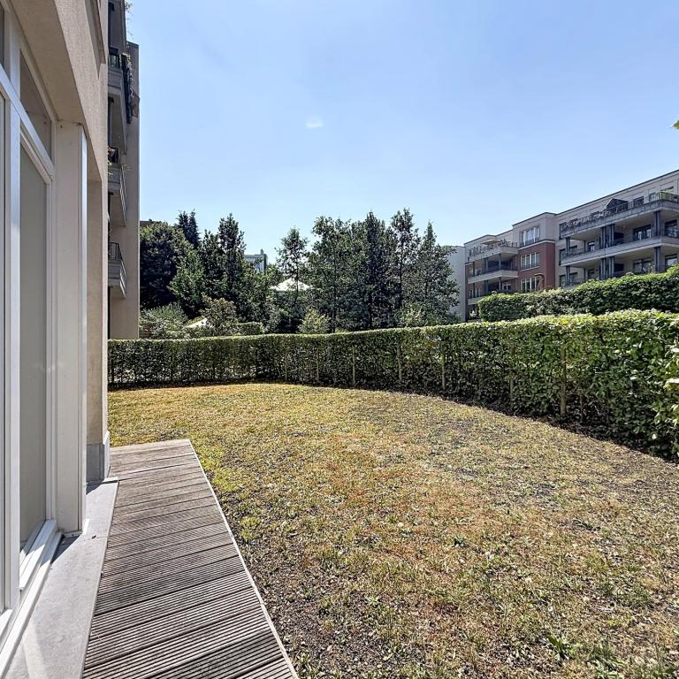 Place Brugmann : Splendide RDC avec jardin 4 chambres 