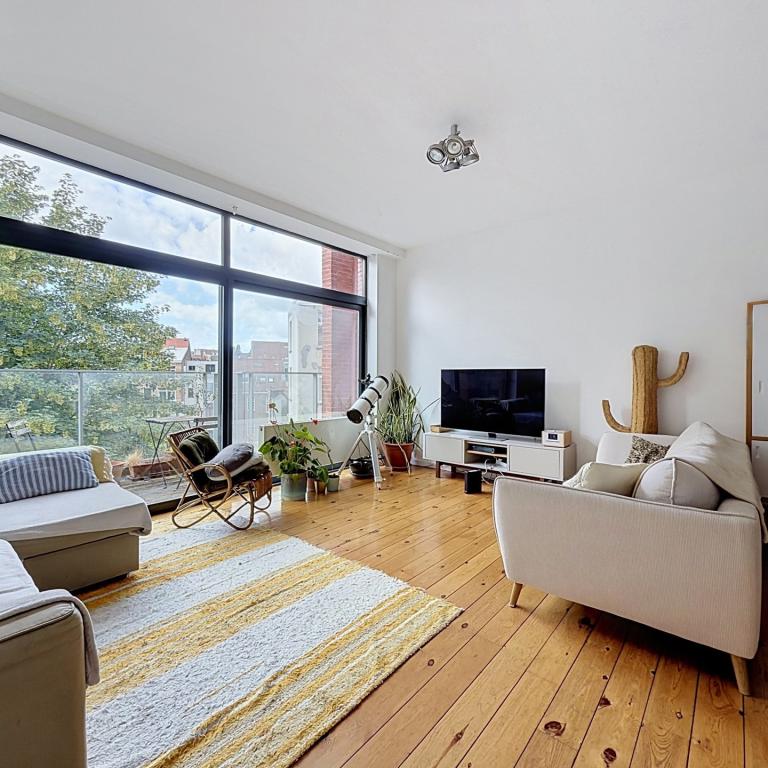 Pl. Brugmann/Lepoutre : Superbe appartement 3 ch. + terrasse