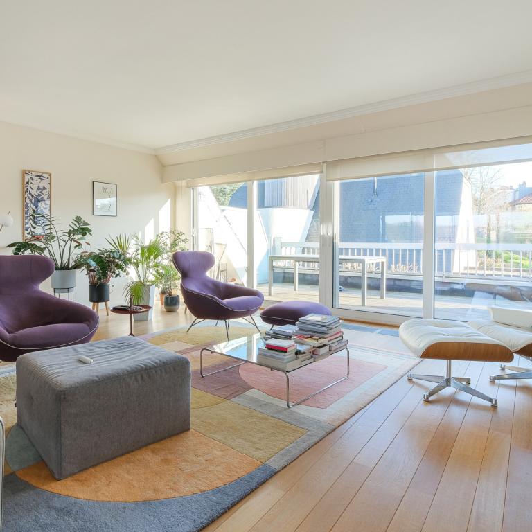 De fré-Wolvendael, penthouse 165m² 3 ch + 8 terrasses 