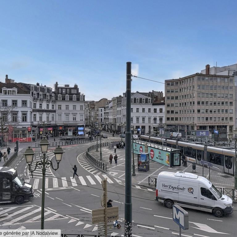 Boulevard Waterloo : Bel appartement meublé de 2 chambres