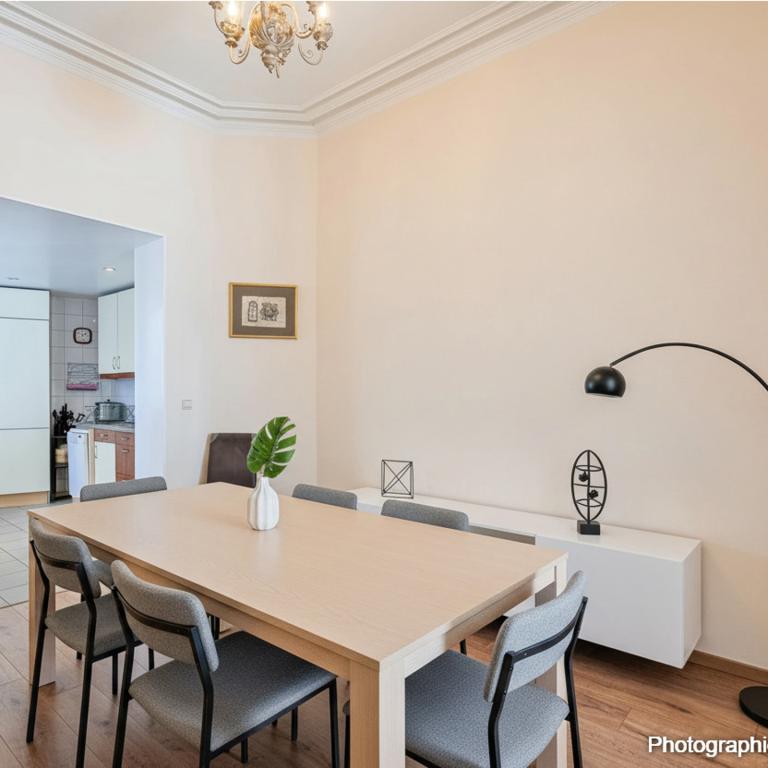 Saint-Gilles : Magnifique maison 4 chambres, cour, parking 