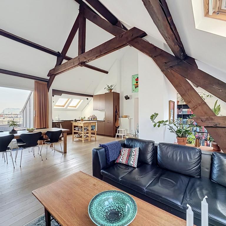 Chaussée d'Ixelles : Sublime penthouse + terrasses