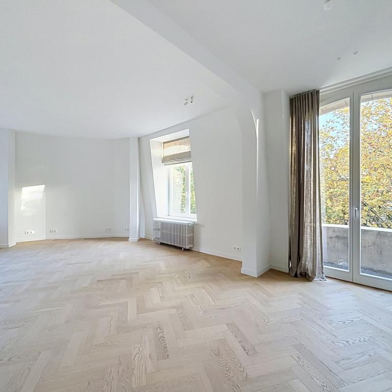 Pl. Brugmann : Sublime appartement de caractère rénové