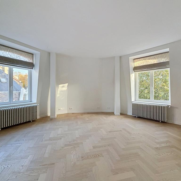 Pl. Brugmann : Sublime appartement de caractère rénové