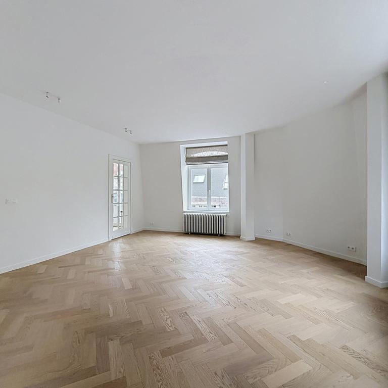 Pl. Brugmann : Sublime appartement de caractère rénové
