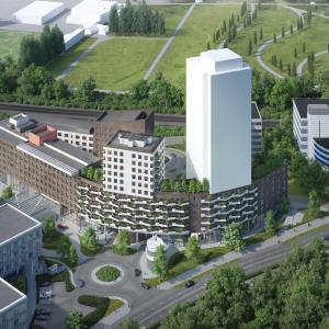 Cimetière d'Ixelles, projet neuf Deltaview