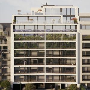 Abbaye de La Cambre, studio 56 m² + terrasse 11 m²