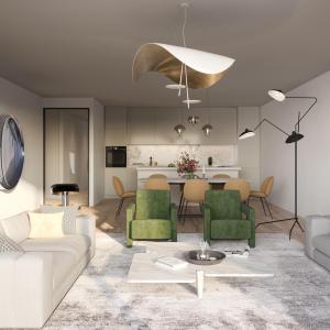 Abbaye de La Cambre, studio 56 m² + terrasse 11 m²