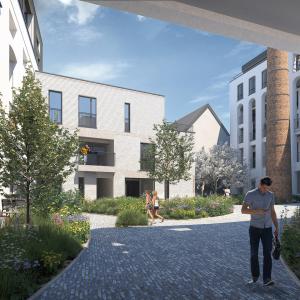 Place Stéphanie/ Louise, lot de deux appartements neufs