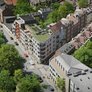 Magnifique appt. neuf +-129m², 3ch., terrasse 11 m²