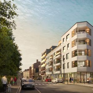 Magnifique appt. neuf +-129m², 3ch., terrasse 11 m²