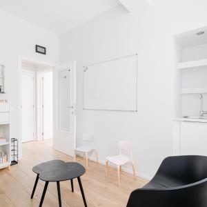  Brugmann Messidor : Rdc 2 chambres + bureau, usage prof lib