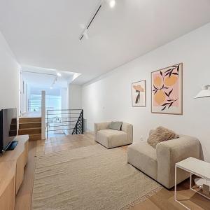 Quartier Congrès : Joli triplex 2 ch avec terrasse et jardin