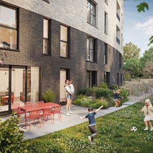 Magnifique studio ±46,5m² + terrasse ±5m²