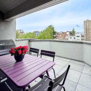 Lepoutre/Brugmann: Magnifique duplex penthouse 3 ch + bureau