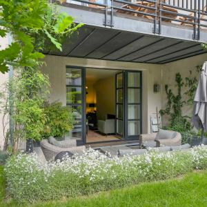 Cambre : bel apt moderne 2 ch grand jardin ouest