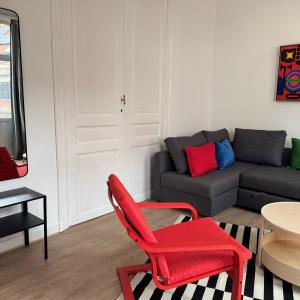 Quartier Européen: Bel appartement 1 chambre meublé + balcon