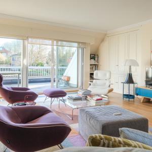 De fré-Wolvendael, penthouse 165m² 3 ch + 8 terrasses