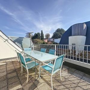 De Fré-Wolvendael, penthouse 85m² 2 ch + 3 terrasses 