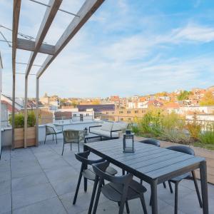 Penthouse 140m² 2 ch terr 30m² panoramique, TVA 6%, PEB A