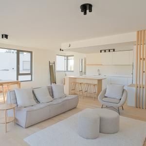 Penthouse 140m² 2 ch terr 30m² panoramique, TVA 6%, PEB A