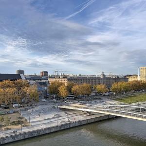 Bruxelles Canal Wharf : Superbe penthouse + grande terrasse