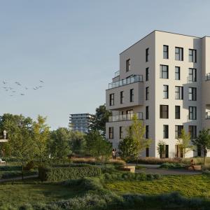 Magnifique appt. de +/- 70 m², 1 ch, avec terrasse de 8 m²