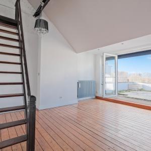 Lepoutre : Penthouse duplex 2 chambres, bureau et terrasses