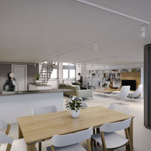 Molière: Splendide loft 192 m² - possibilité 3 ch, terrasse