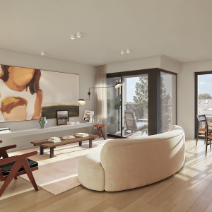 Magnifique appt. neuf ±89m², 2ch., terrasse 3.5 m²