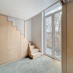 Haut de Saint-Gilles : Rez-de-chaussée avec jardin meublé