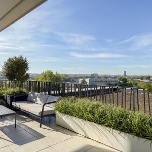 Appartement de standing avec terrasse de ± 75 m² vue 270°