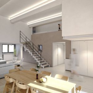 Molière: Superbe loft 223 m² - 4 chambres, terrasse, parking