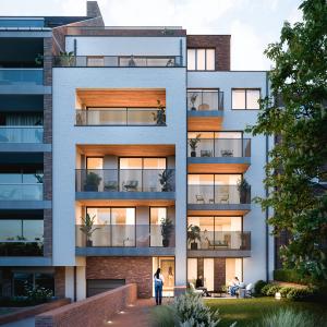 Parc Wolvendael,  appartement de +/-92m² , 2ch.+ terrasse