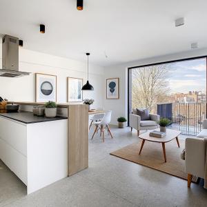 Vleurgat : Bel appartement moderne + terrasse PEB A++