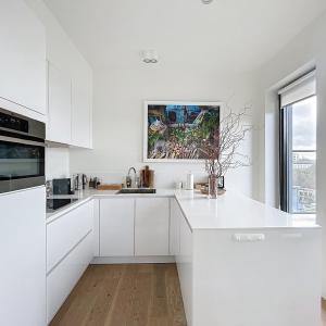 Quartier Européen: Beau penthouse 2ch + terrasse + parking